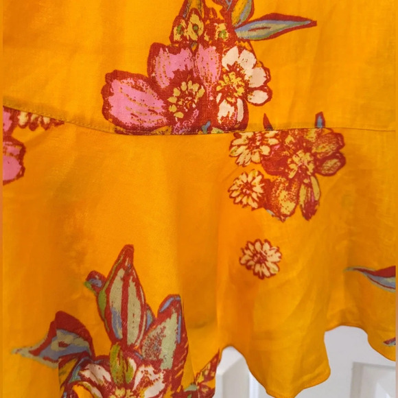NWT Free People Summer in Tulum Tunic in Sun ray color S - Picture 8 of 10